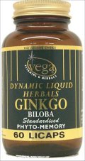Dynamic Liquid Herbals Ginkgo Biloba (60 Caps)